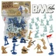 1:32 54mm Rough Riders San Juan Hill Figures PlasticToy Soldier BMC 40035