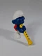 Vintage Smurfs Flautist Flute Clarinet Smurf PVC Figure Peyo Schleich A55