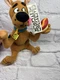 NWT Rare 1998 Scooby Doo Plush Holding Hot Dog Stuffed Animal Cartoon Network