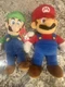 Super Mario Brother Nintendo Plush Toys Mario 20&rdquo; And Luigi 15&rdquo; With Tag