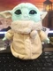 MATTEL STAR WARS BABY YODA 8&rdquo; PLUSH STUFFIE MANDALORIAN THE CHILD, STANDS ALONE