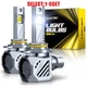 9012 LED Headlight Bulb High/Low Beam Bright 6500K White 48000LM Plug&Play 2-10X