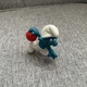 Smurfs 20051 Bowler Smurf Bowling Vintage Figure PVC Schleich Peyo 1979