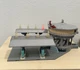 Disney Pixar CARS FLO'S V8 CAFE & GAS STATION Playset Lights Work