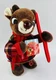 Rudolph the Red-Nosed Reindeer Animated Plush Dan Dee Skiing Musical Light Up