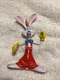 Who Framed Roger Rabbit Bendable Bendy PVC 6 " tall Figure Disney Vintage 1987