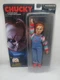 Chucky 8&rdquo; Action Figure Mego Horror Child&rsquo;s Play NIB Sealed 14 Point Articulatio