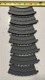Lot (7) Thomas & Friends TrackMaster Replacement Part Track Curved Piece CS Gray