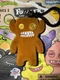 New Fuggler Bag Clip Keychain Charm Series 2 - GRUMP GRUMPS BROWN