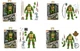 TMNT Teenage Mutant Ninja Turtles Mirage Comics Neca Action Figure Set 4 Pack