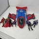 SPIDERMAN Jet Jetquarters Super Heroes Adventures Marvel With Figure Hasbro 6 Fi