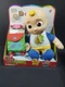 NEW!! Cocomelon JJ Musical Back to School Plush Doll with Backpack.( Free kite )