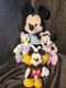1988 Talking Mickey Playskool 22" Plush (SEE VID)/3 Other Mickey & Friends Plush