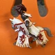 Papo 39386 White Dragon King Knight with Red Joust with Lance Figure 2006. M5