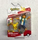Pok&eacute;mon Ash Ketchum Pikachu Battle Ready Figure 5" Jazwares Deluxe 2022