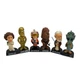 Lot of 6 Star Wars Funko 2008 Bobblehead Wacky Wobbler QUAG-3PO CHEWBACCA LEIA
