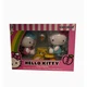 Hello Kitty Vinyl Figures 2 Pack Set with Ice Cream + Riding Bicycle Kidrobot