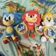 Set Of 3- Sonic the Hedgehog, Knuckles & Tails 8.5" Plush Figures SEGA 2024 NWT