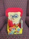2008 Nickelodeon SPONGE BOB SQUAREPANTS Plush With Karate Choppers DVD KahRahTay