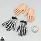 1:6 KSToys Doomsday Guardian Skeleton Gloves w/ Bendy Hands for 12" Figures