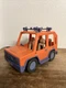 BLUEY Heeler Orange Jeep Family Vehicle Plastic Toy Car W/ Roof Rack  Moose Toys