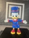Duck Tales Uncle SCROOGE McDUCK Bendy Bendum PVC Figure 4.5" Disney, RUB on hat