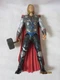 THOR The Mighty Avenger Action Figure w Hammer & Cape 8&rdquo; Hasbro 2010 Collectible