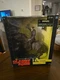 2001 HASBRO PLANET OF THE APES THADE ON HORSE ACTION FIGURE STATUE IN BOX