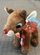 Dan Dee 10&rdquo; Light Up Singing Musical Rudolph Reindeer Plush With Tags Scarf
