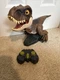 JURASSIC WORLD ROARIN FRENZY T REX DINO REMOTE CONTROL DINOWITH SOUND MATTEL NEW
