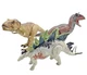 Jurassic Park Mattel Tyrannosaurus Rex, Stegosaurus, Carnotaurus Dinosaurs Lot