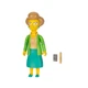 Jakks Pacific Wave 5 The Simpsons, Edna Krabapple 5 inch Action Figure