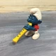 Vintage 1978 Schleich Peyo 20048 Flautist Smurf Loose Childhood Collection