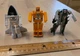 Lot Of 3 Vintage Bandai Go Bots  Spay-C MR-14, Crain Brain MR-24, Royal-T MR-19