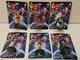 SMALL 2  INCH. DC Comic Figure Lot X6 Flash Batman Joker Superman Wonder Woman