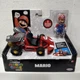 Nintendo Super Mario Bros Movie Pull Back Toy Racer Kart New Figure 2023 Jakks