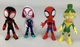 Marvel Spidey Amazing Friend Action Figure Lot Electro Ghost Spider Miles Hasbro