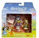 Bluey Smoochy Kiss Bluey & Bingo Figure Set Moose Toys Valentine NEW