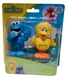 Sesame Street Cookie Monster & Big Bird 3" Figures Set Just Play New Sealed