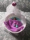 NEW! Hard to find! Zuru My Mini Baby Series 2 Purple Teal Crib Set