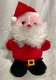 Vintage Acme Christmas Santa Stuffed Plush Toy Doll PA1163 Red. 7 in.