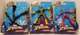 3 Bend and Flex Marvel Spiderman Figures Scarlet Spider Miles Morales Mysterio