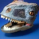 Jurassic Park World&nbsp;VELOCIRAPTOR BLUE Dinosaur Dino Mask Raptor Movie Tested