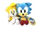 Jakks Pacific Sega Gaming Sonic The Hedgehog & Tails Stuffed Plush Set of 2  NWT