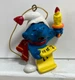 Vintage 1981 Peyo Schleich 51905 Smurf Christmas Caroler Ornament Figure
