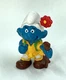 Smurf Hiker  20041 Vintage Smurfs 1978 SCHLEICH PEYO 2" PVC Figure