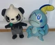 Wicked Cool Toys Pokemon Set of 2 Pancham and Sobble Plushes 8" Stuffed Animal T
