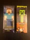 Mojang Mattel Minecraft 8.5" Steve + Creeper Monstro New [Creeper Damaged Box]