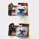 Lot of 2 Justice League BATMAN 2.5" Figure Blue Silver DC Comics