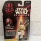 Star Wars Episode 1 Qui-Gon Jinn Jedi Duel Action Figure 1998 Comm Tech Hasbro